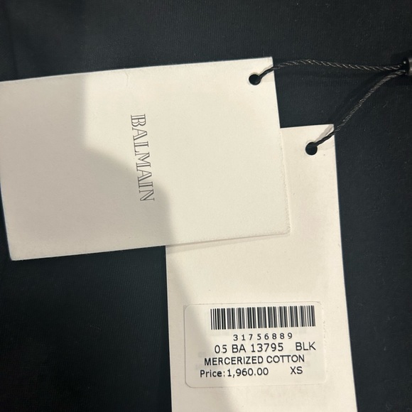 SOLD NWT Authentic Balmain T-shirt - Picture 3 of 6